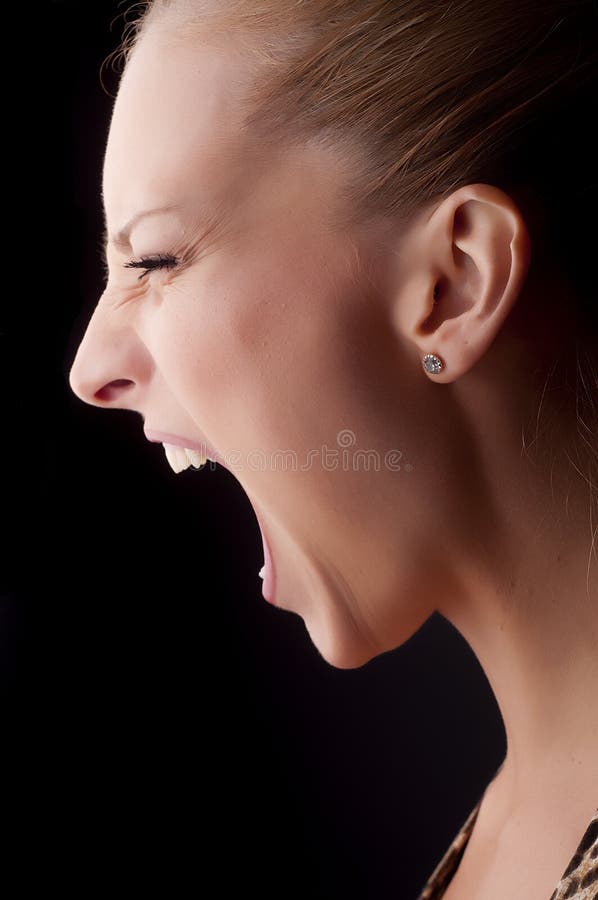 Grito imagem de stock royalty free