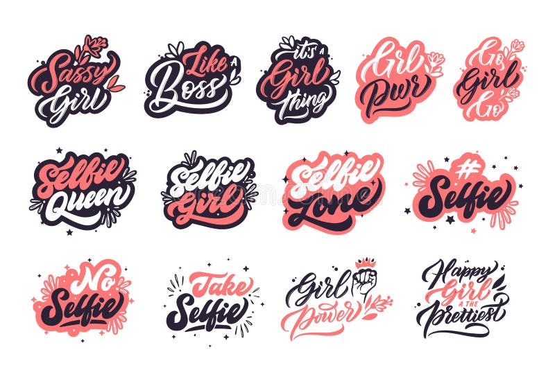 Girl lettering