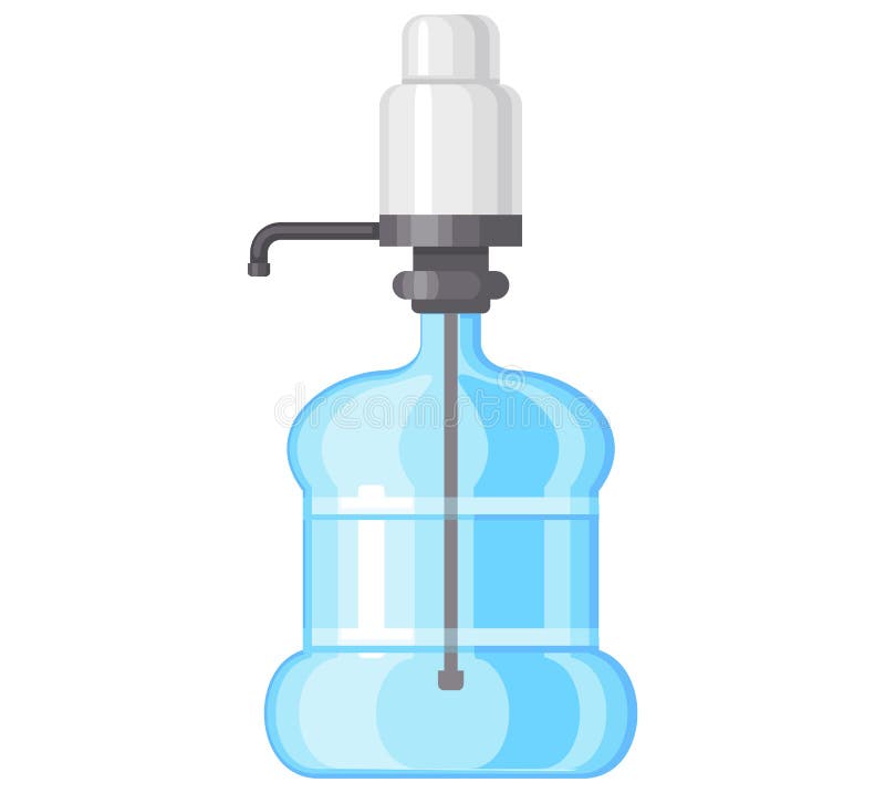 Wasserspender Und Große Flasche Für Büro Und Zuhause Stock