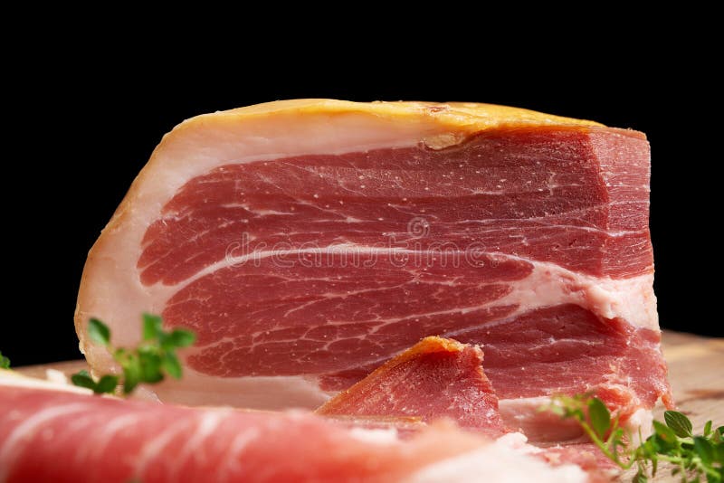 Prosciutto, Italienischer Snack Stockfoto - Bild von geräuchert ...