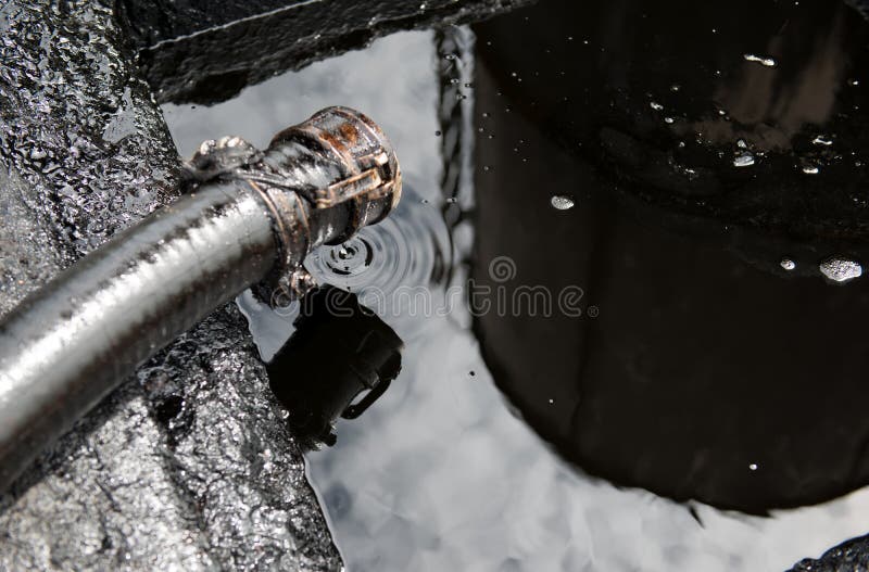 Grobe oil stockfoto Grobe oil stockfoto