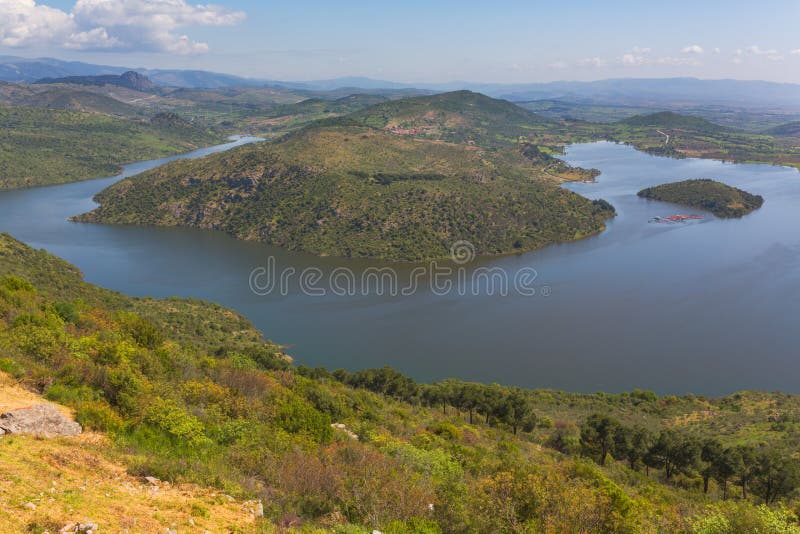 Grobelna jeziorna dolina Ketios Bergama Izmir rzeczna prowincja Turcja fotografia royalty free