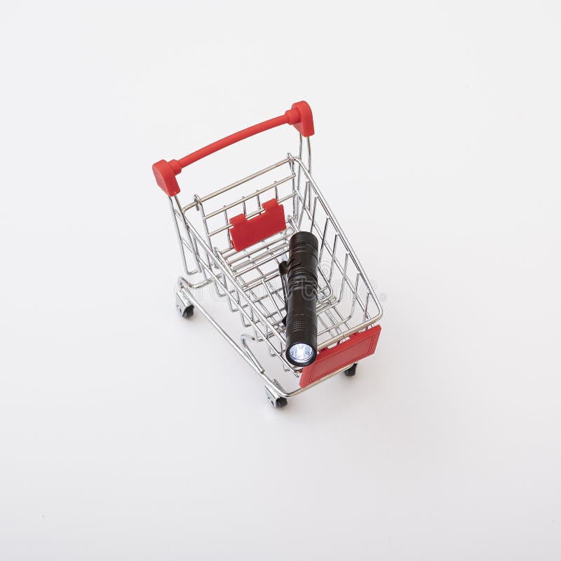 Grocery cart and small stock image. Image of commercial 275230821