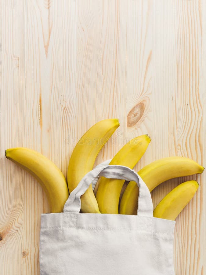 Download Grocery Cotton Bags Mockup With Banana For World ...