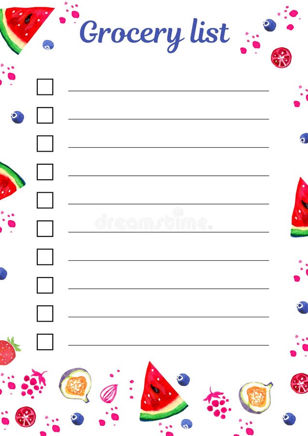 Cute free printable grocery list jpopm Cute free printable grocery list jpopm