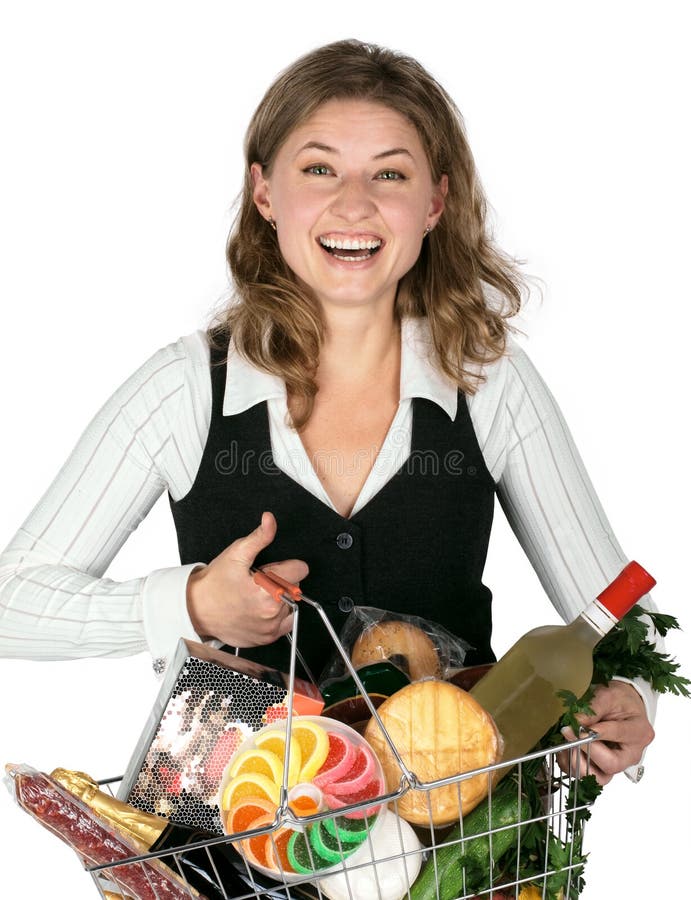 Grocery bag stock image. Image of market, eating, delivery 9361461