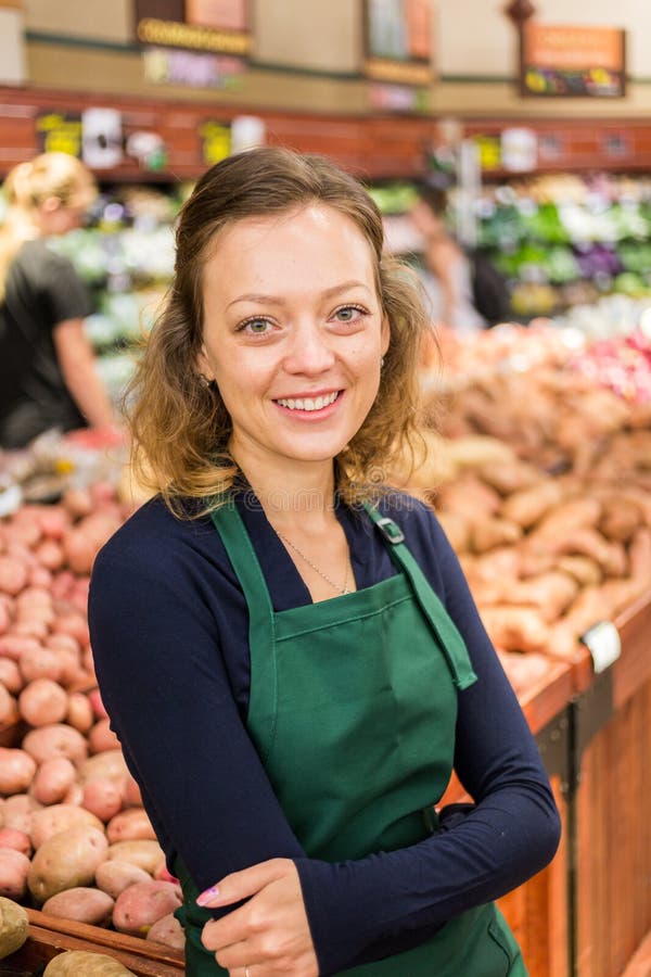 Grocery Store Stock Image Image Of Food Vegetable Female 88409979 