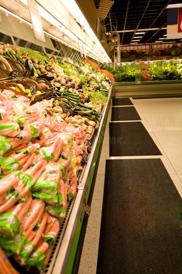 Grocery store or supermarket stock photography