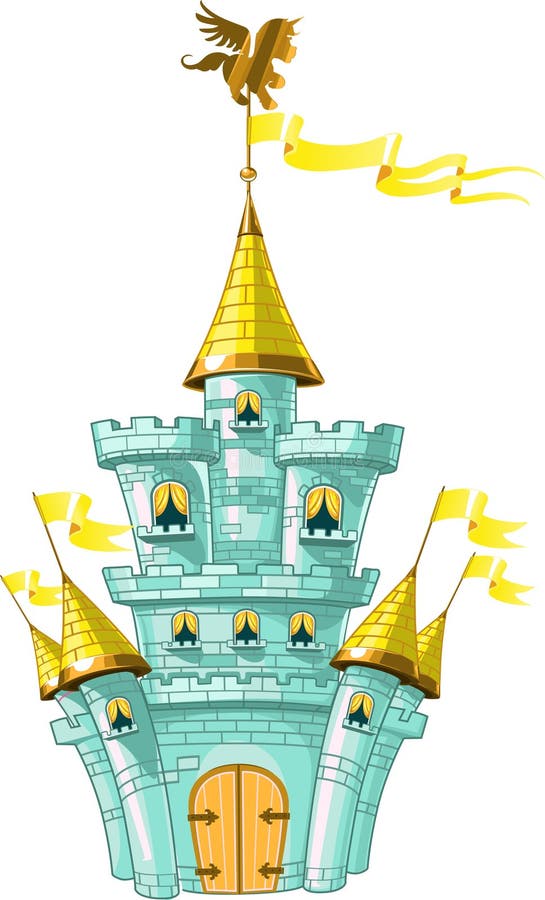 grodowa błękit bajka zaznacza magicznego ilustracji grodowa błękit bajka zaznacza magicznego ilustracji