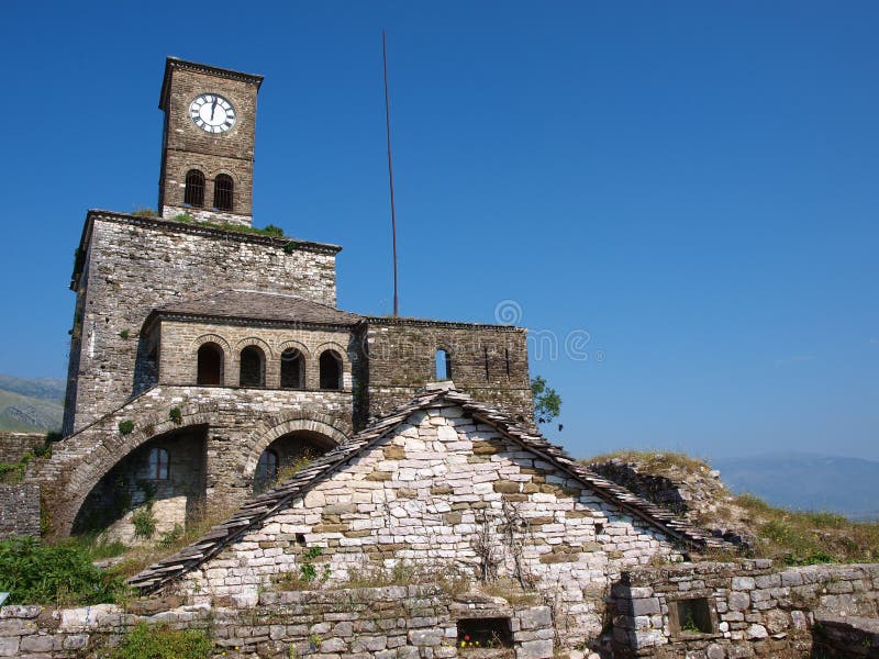 grodowy Albania gjirokastra zdjęcia stock grodowy Albania gjirokastra zdjęcia stock