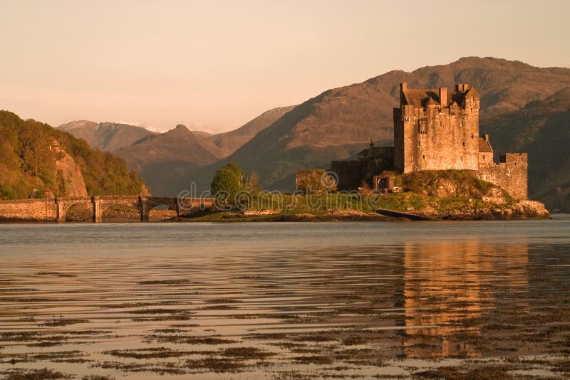 Grodowy donan eilean zdjęcia royalty free