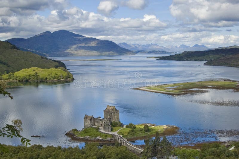 Grodowy donan eilean fotografia stock