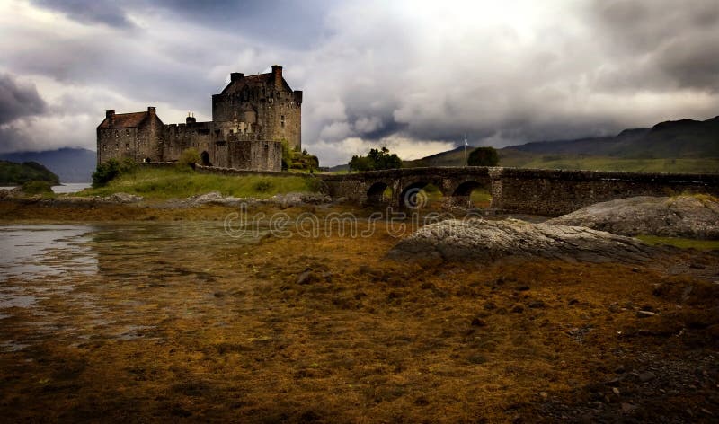 Grodowy donan eilean zdjęcie royalty free