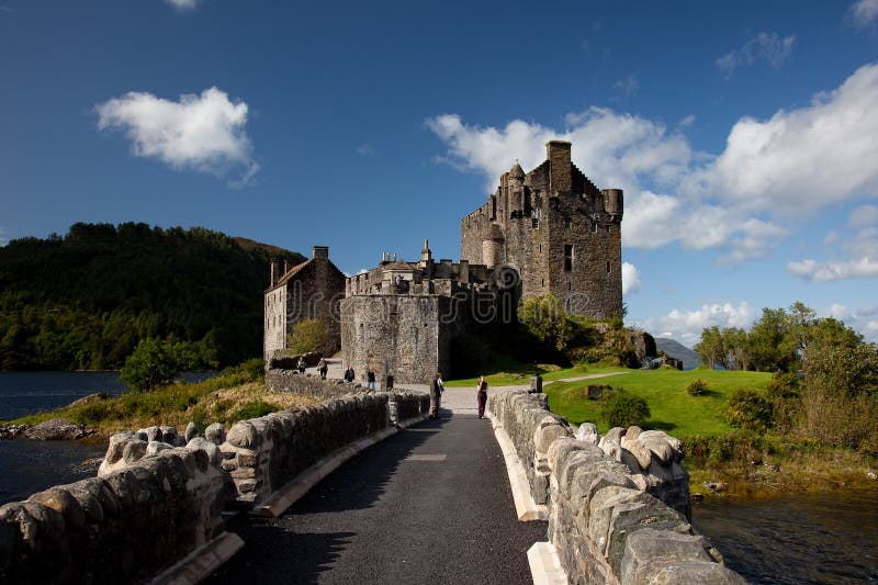 Grodowy donan eilean fotografia stock