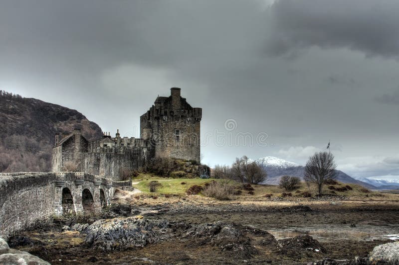 Grodowy donan eilean obraz royalty free