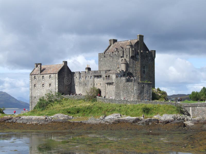 Grodowy donan eilean fotografia stock