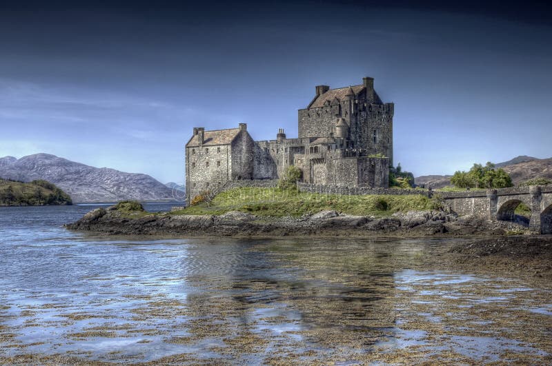 Grodowy donan eilean zdjęcie stock