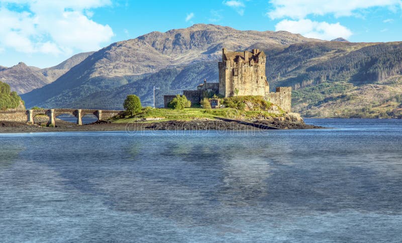 Grodowy donan eilean obrazy royalty free