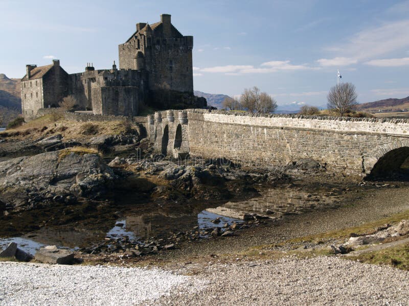 Grodowy donan eilean góral obrazy royalty free