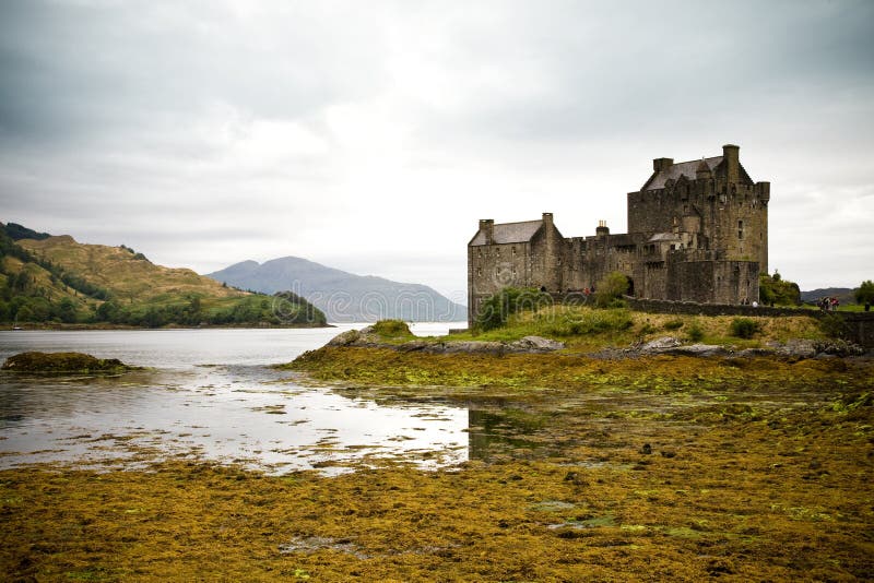 Grodowy donan eilean Scotland obraz royalty free