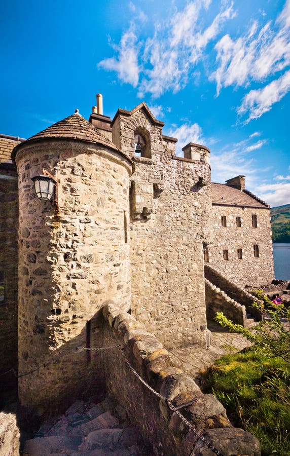 Grodowy donan eilean Scotland obraz royalty free