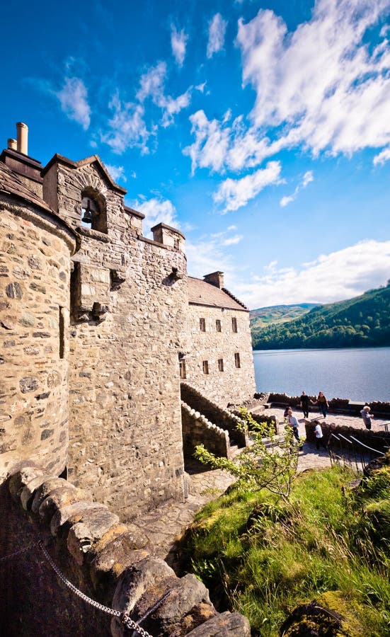 Grodowy donan eilean Scotland obraz royalty free