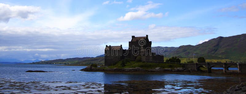 Grodowy donan eilean Scotland zdjęcie stock