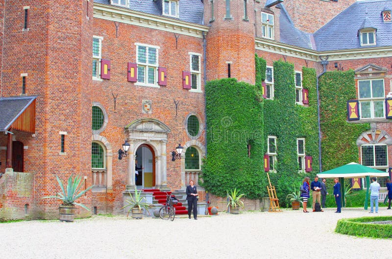 Grodowy Nyenrode Biznesowy uniwersytet, holandie obrazy royalty free Grodowy Nyenrode Biznesowy uniwersytet, holandie obrazy royalty free