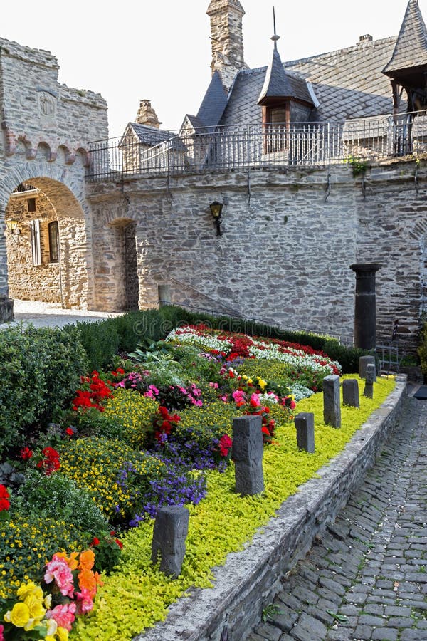 Grodowy Reichsburg Cochem Niemcy zdjęcia stock Grodowy Reichsburg Cochem Niemcy zdjęcia stock