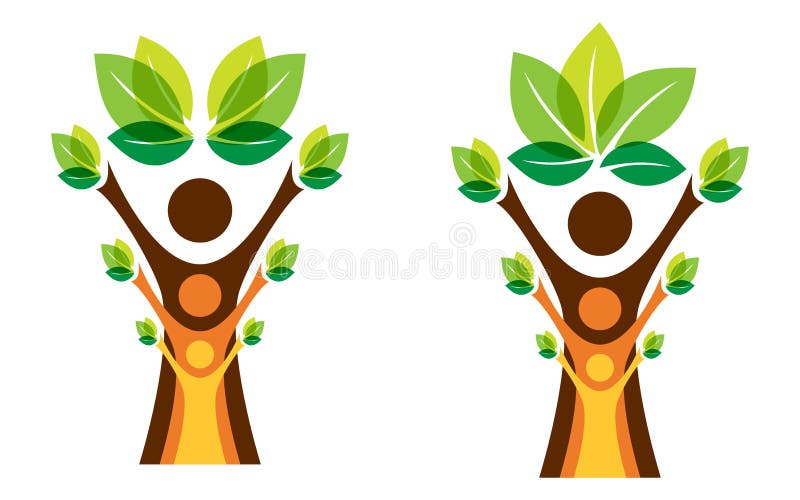 Groeiend stamboomconcept vector illustratie Groeiend stamboomconcept vector illustratie