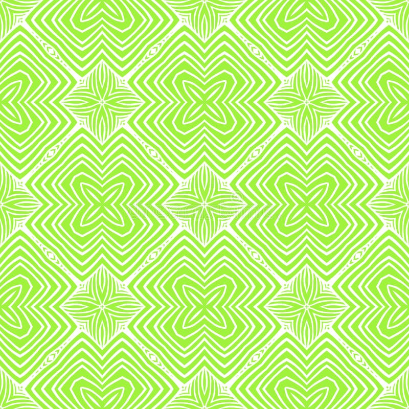 Groen psychedelisch de jaren '60patroon van de lente stock illustratie Groen psychedelisch de jaren '60patroon van de lente stock illustratie