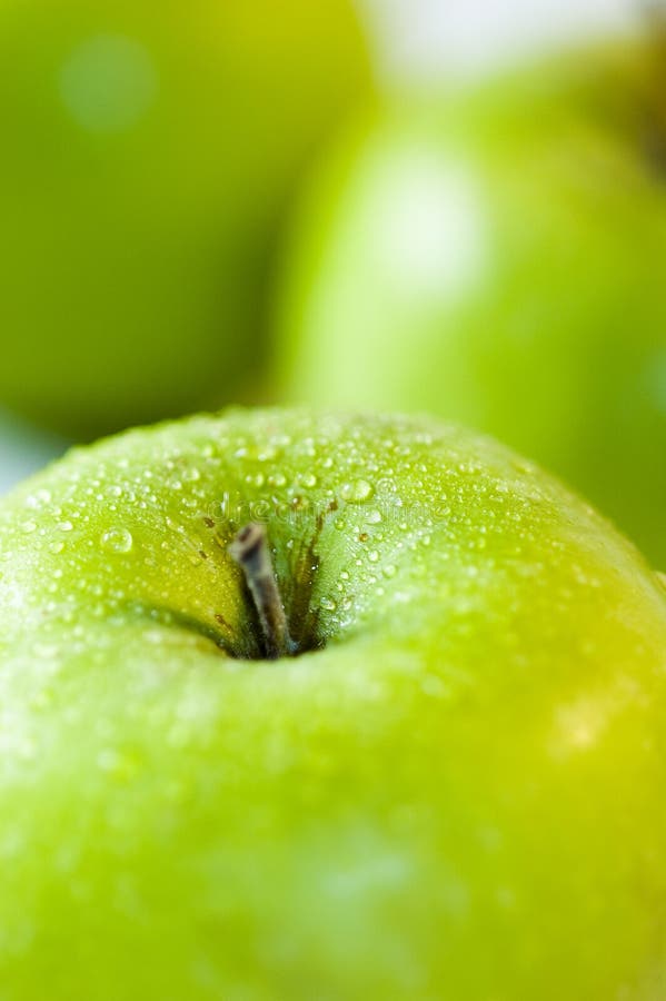 Groene appels stock fotografie