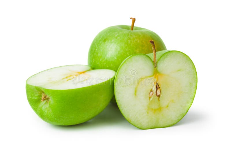 Groene appels royalty-vrije stock foto's