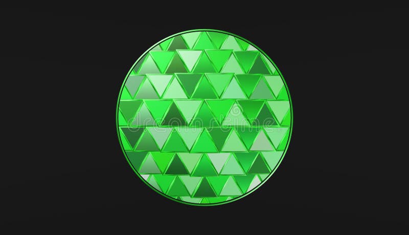 Groene bal op zwarte achtergrond, mooi behang, illustratie royalty-vrije illustratie Groene bal op zwarte achtergrond, mooi behang, illustratie royalty-vrije illustratie
