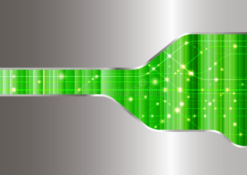 Groene computerachtergrond stock illustratie