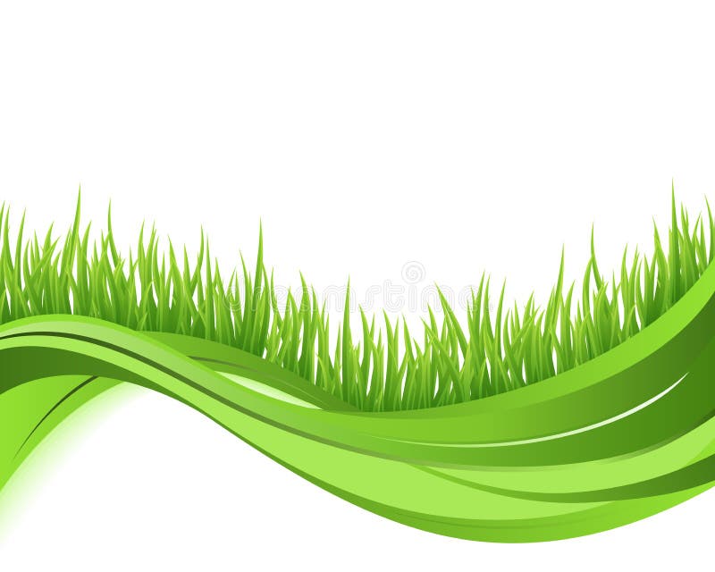 Groene de golfachtergrond van de grasaard stock illustratie Groene de golfachtergrond van de grasaard stock illustratie