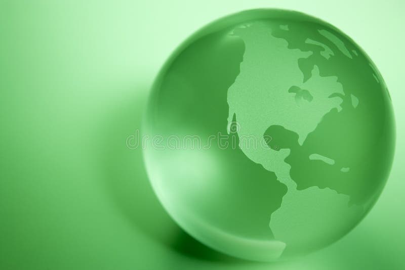 Groene Gekleurde Bol royalty-vrije stock fotografie Groene Gekleurde Bol royalty-vrije stock fotografie