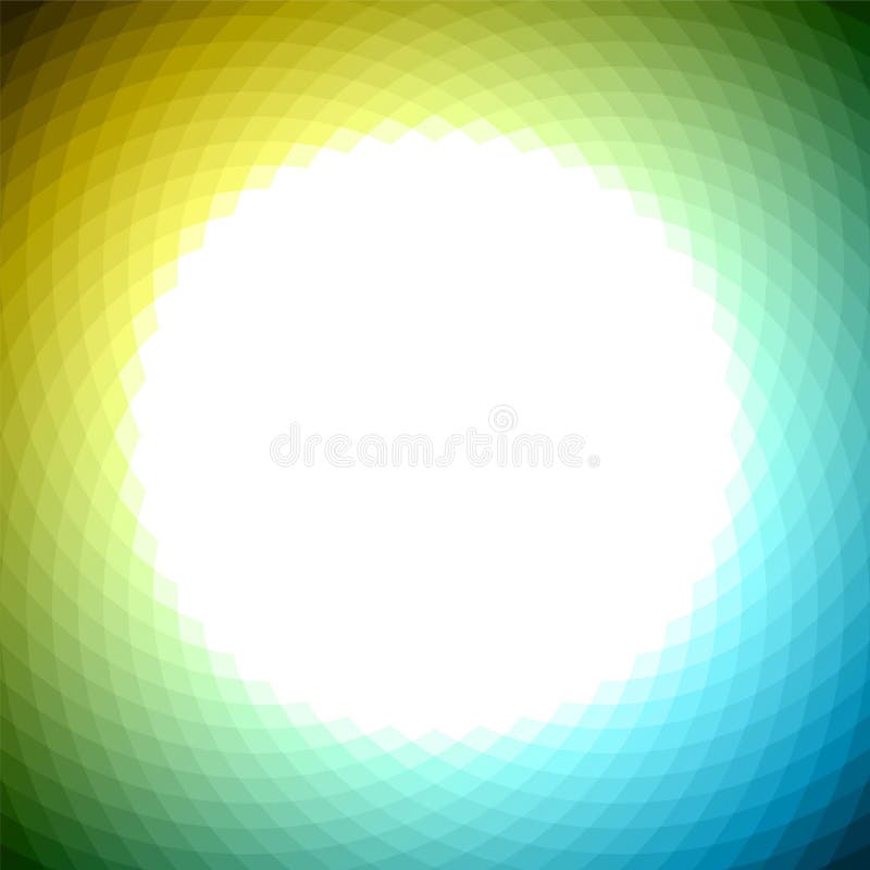 Groene gele blauwe geometrische achtergrond royalty-vrije illustratie Groene gele blauwe geometrische achtergrond royalty-vrije illustratie