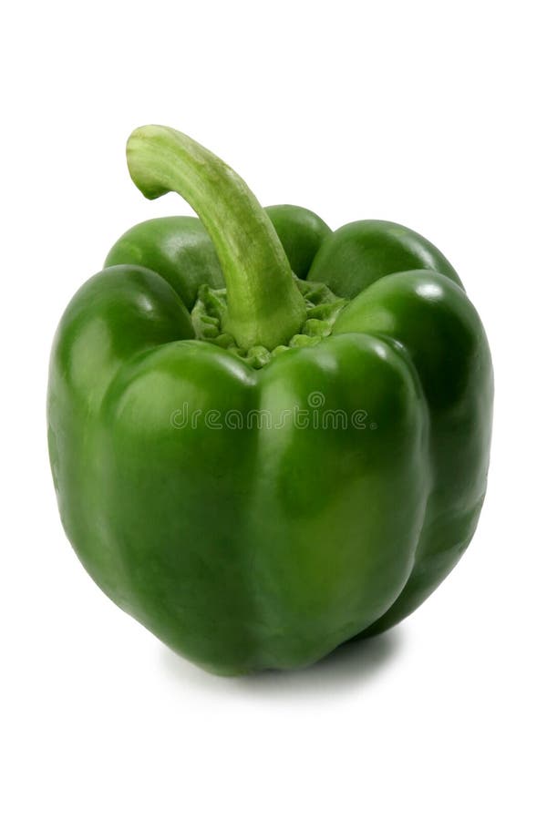 Groene groene paprika stock fotografie Groene groene paprika stock fotografie