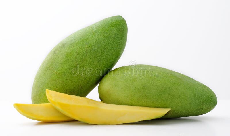 Groene Mango's stock foto