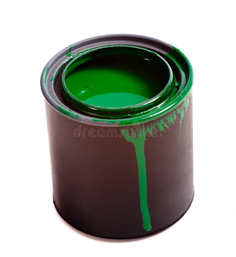 Groene Verf stock fotografie