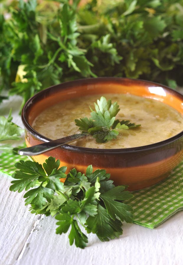 Groentesoep stock foto's
