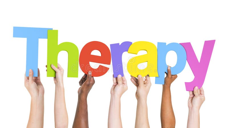 Groep de Therapie van de Handenholding royalty-vrije stock fotografie Groep de Therapie van de Handenholding royalty-vrije stock fotografie