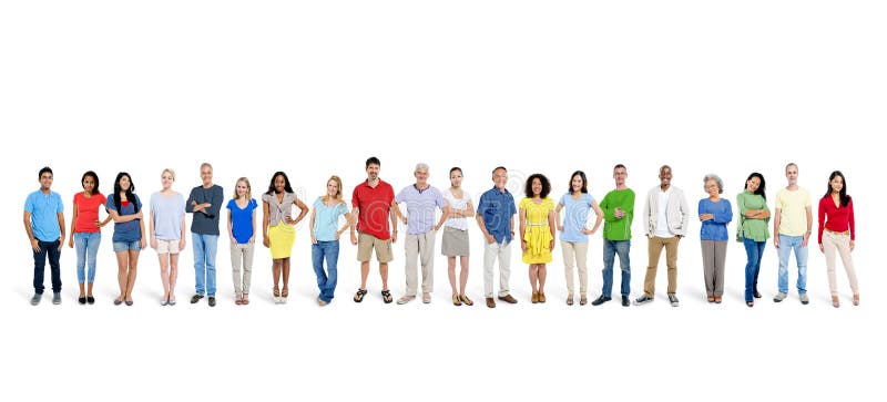 Groep Gelukkige Mensen die zich verenigen stock foto Groep Gelukkige Mensen die zich verenigen stock foto