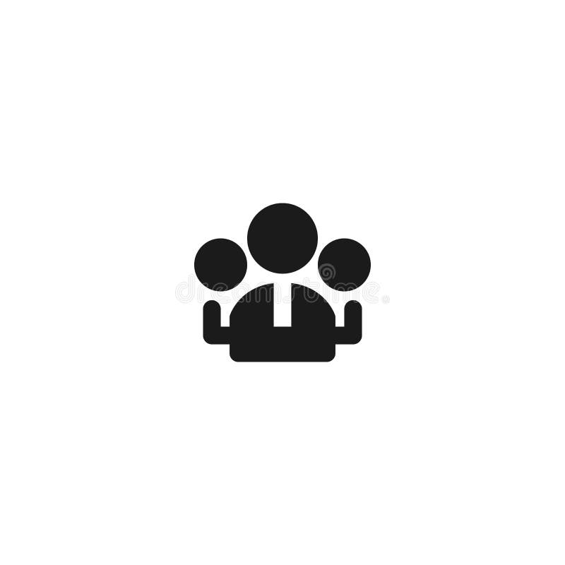 Groep het ontwerp van het werknemerspictogram arbeiders communautair symbool de eenvoudige schone professionele vectorillustratie stock illustratie Groep het ontwerp van het werknemerspictogram arbeiders communautair symbool de eenvoudige schone professionele vectorillustratie stock illustratie