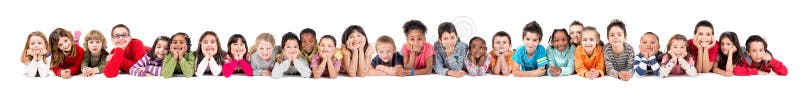 Groep kinderen royalty-vrije stock afbeelding Groep kinderen royalty-vrije stock afbeelding