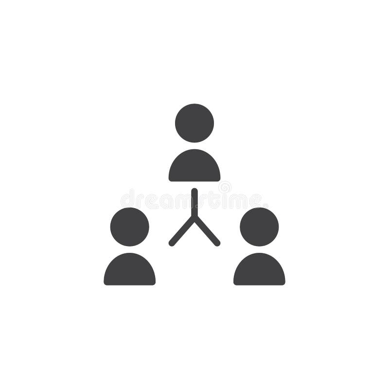Groepswerk vectorpictogram stock illustratie Groepswerk vectorpictogram stock illustratie