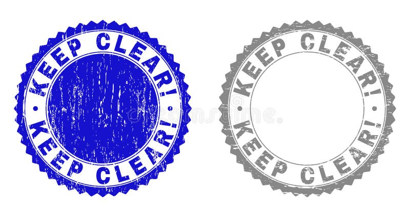 Grohăit să fie clar! timbre texturate royalty free illustration