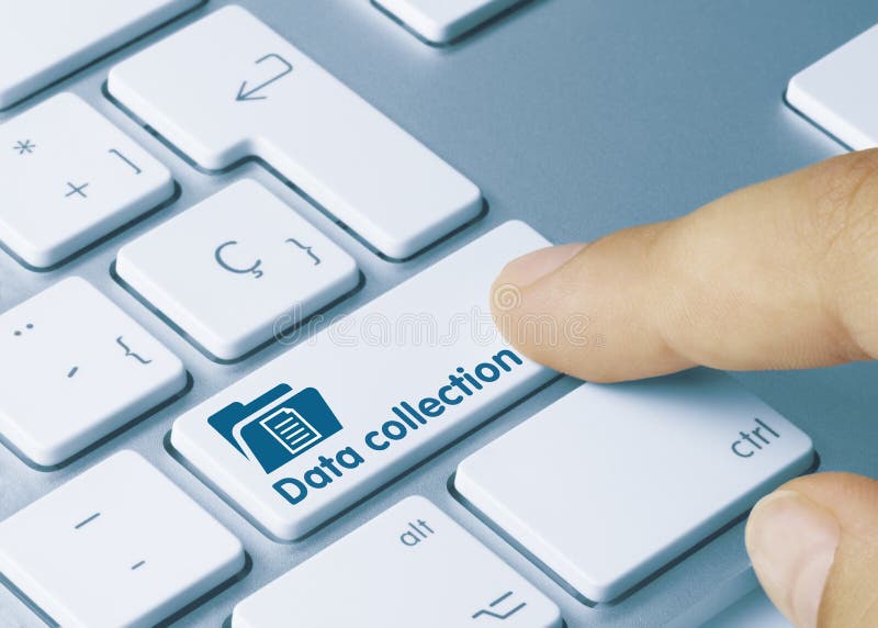 Gromadzenie danych - Napis na kluczu niebieskiej klawiatury