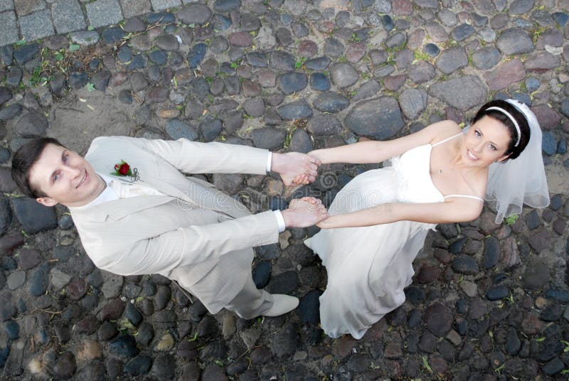 Groom and bride